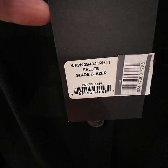 Rag & Bone Slade Wool Jacket, Size 6, Salute (blue), NWT - Picture 15 of 16